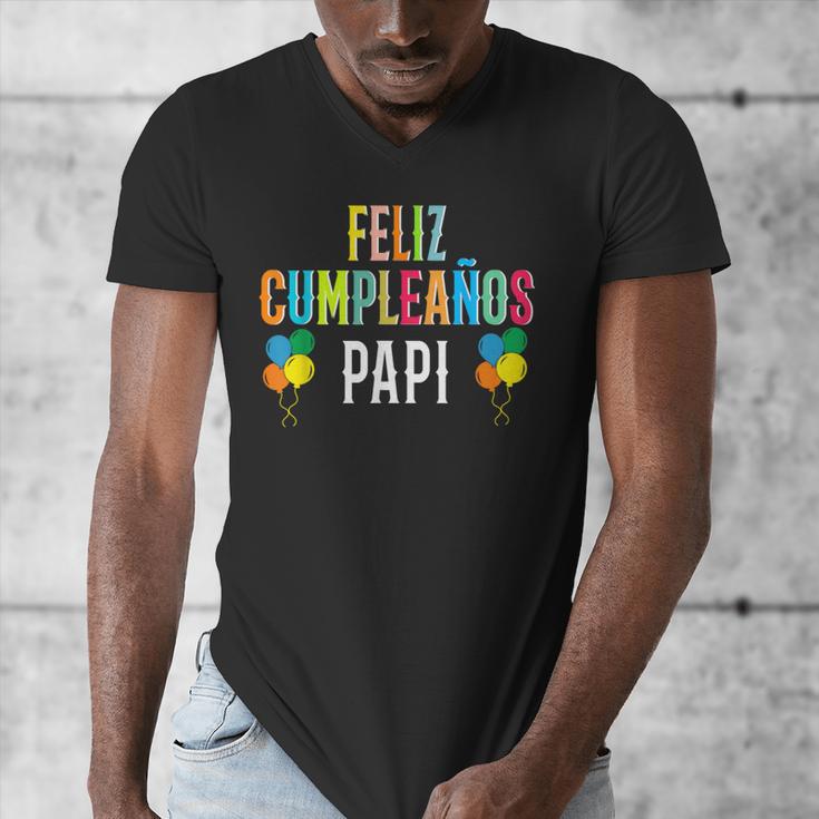 Feliz CumpleañOs Papi Spanish Dad Birthday For Kids Men's V-Neck T-Shirt