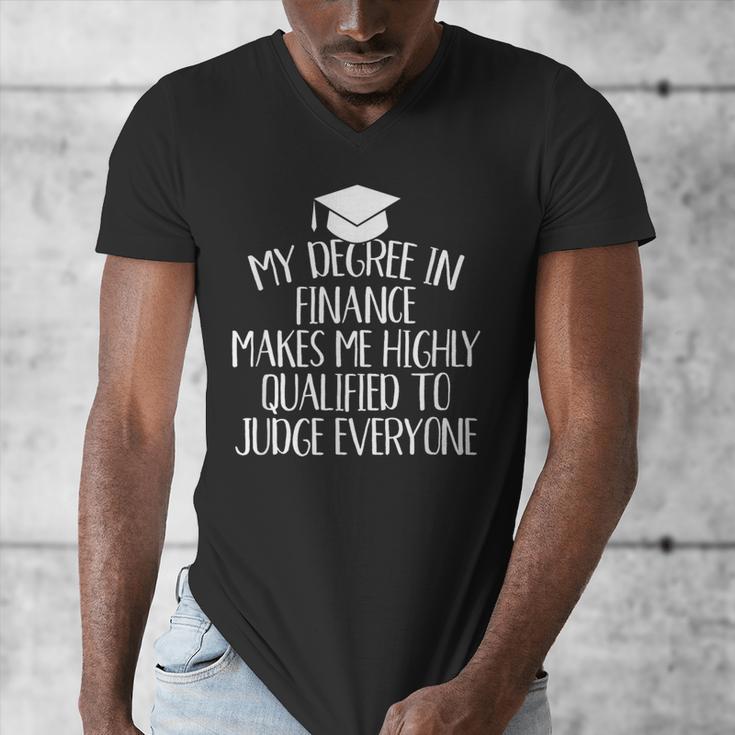 Finance Major Graduation Men's V-Neck T-Shirt