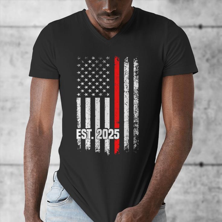 Fire Academy Survivor Firemen Fire School Graduation Men's V-Neck T-Shirt