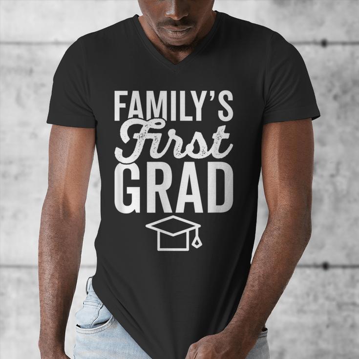 First In Family To Graduate College 2018 Graduation Men's V-Neck T-Shirt