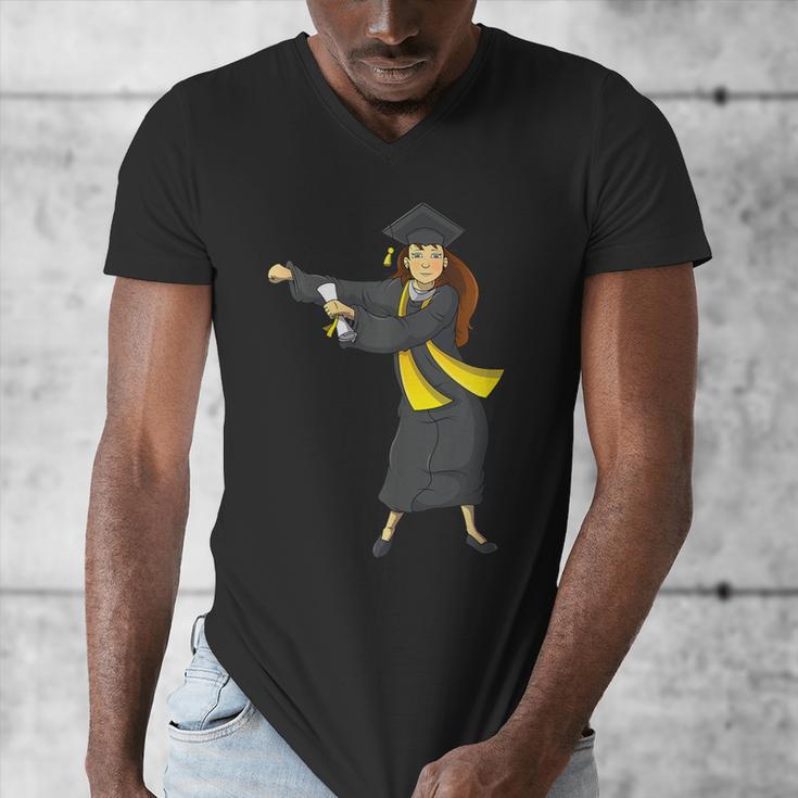 Flossing Graduation Class Of 2019 Women Men's V-Neck T-Shirt