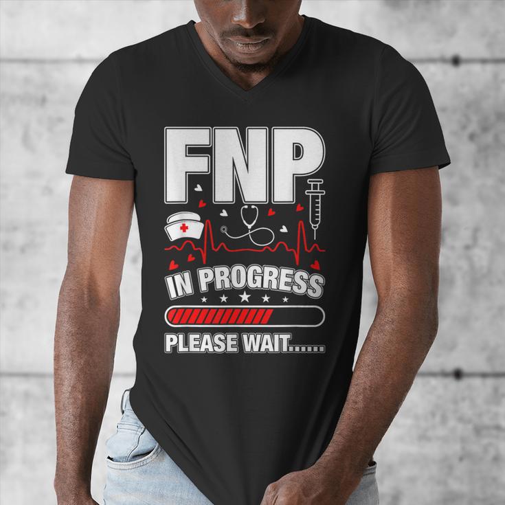 FNP In Progress Graduation Family Nurse Practitioner Men's V-Neck T-Shirt