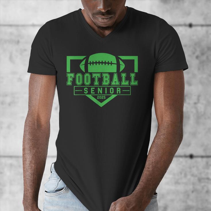 Football Senior Night Football Senior 2025 Graduation 24 Men's V-Neck T-Shirt