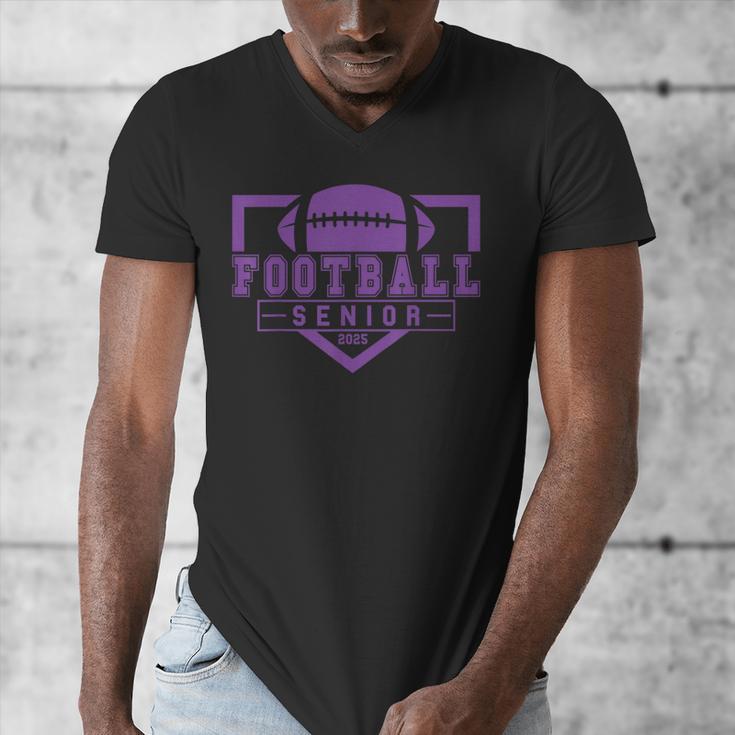 Football Senior Night Football Senior 2025 Graduation 36 Men's V-Neck T-Shirt