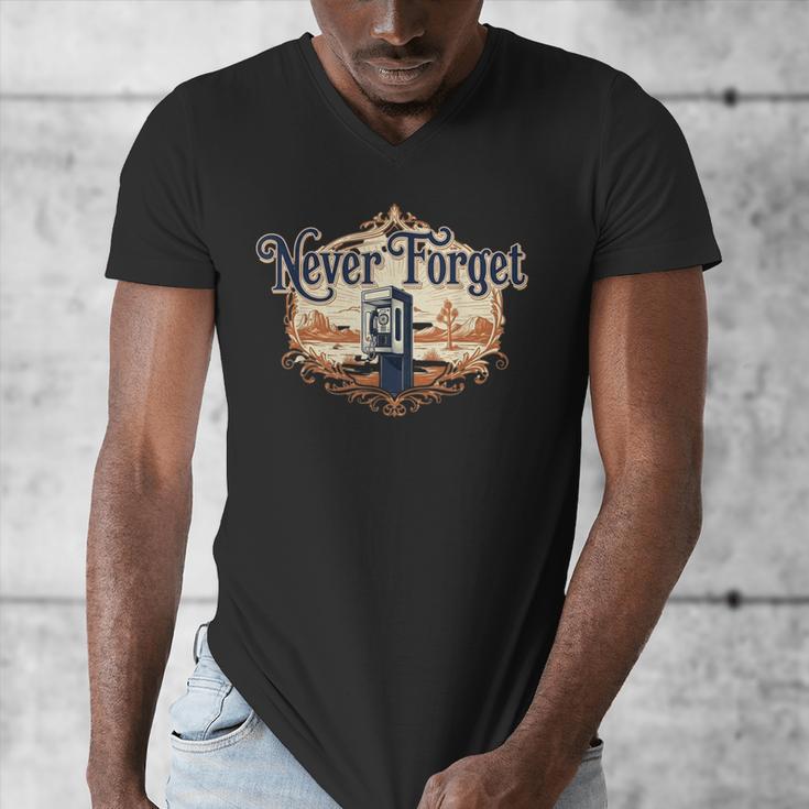 Never Forget Payphones – Retro Humor Nostalgia Graphic Men's V-Neck T-Shirt Never Forget Payphones – Retro Humor Nostalgia Graphic Men's V-Neck T-Shirt