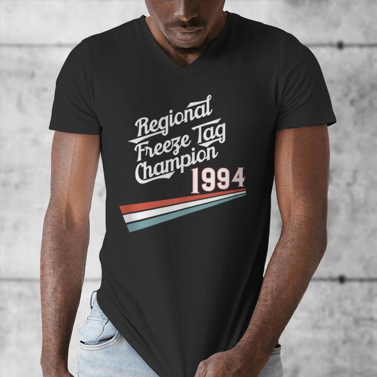 Freeze Tag 90s Nostalgia Men's V-Neck T-Shirt Freeze Tag 90s Nostalgia Men's V-Neck T-Shirt