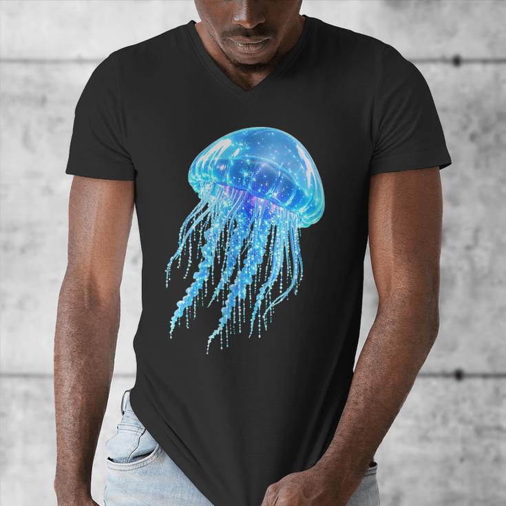 Frutiger Aero Y2K Jellyfish Men's V-Neck T-Shirt