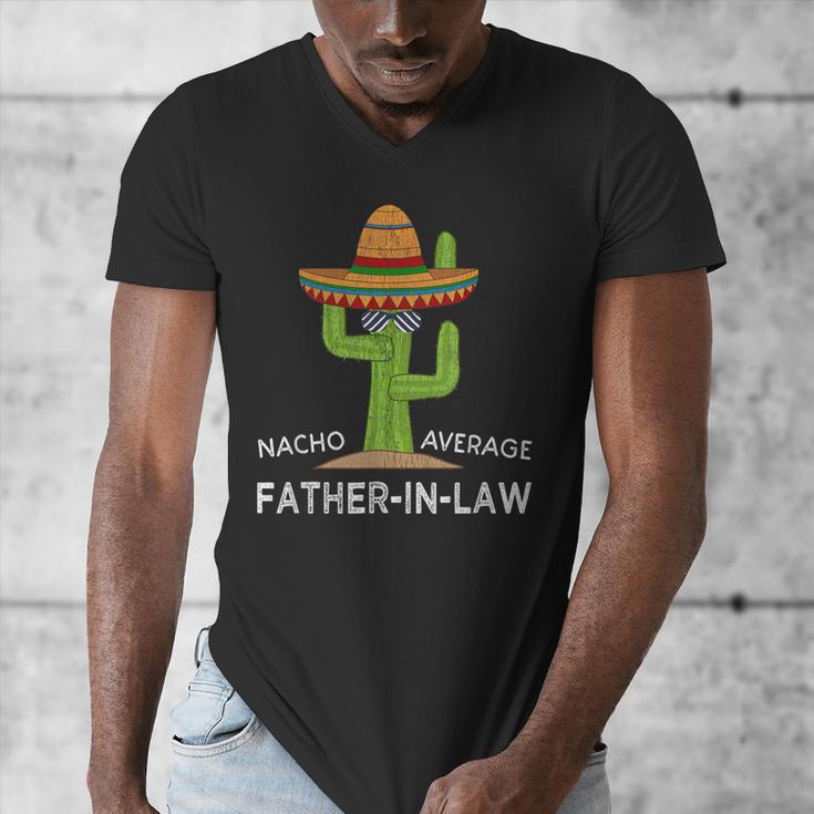 Fun Hilarious Dad-In-Law Humor Father-In-Law Men's V-Neck T-Shirt