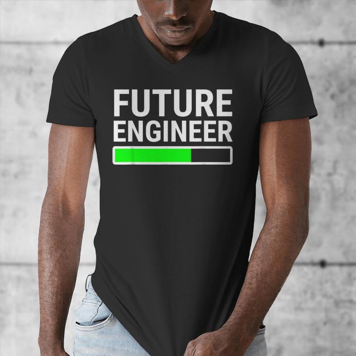Future Engineer Loading Bar Cool Graduation Men's V-Neck T-Shirt