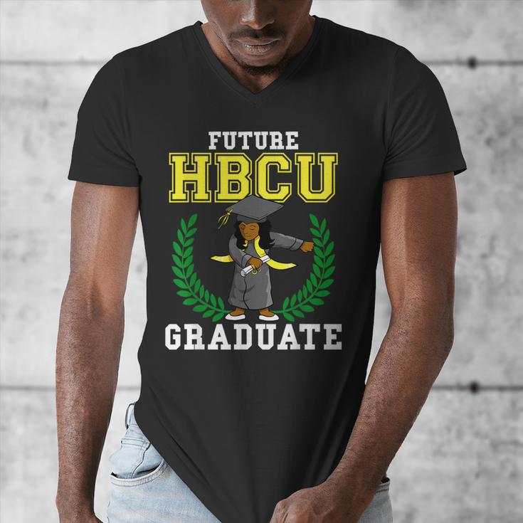 Future HBCU Graduation Shirt College Flossing Girl Tee Men's V-Neck T-Shirt