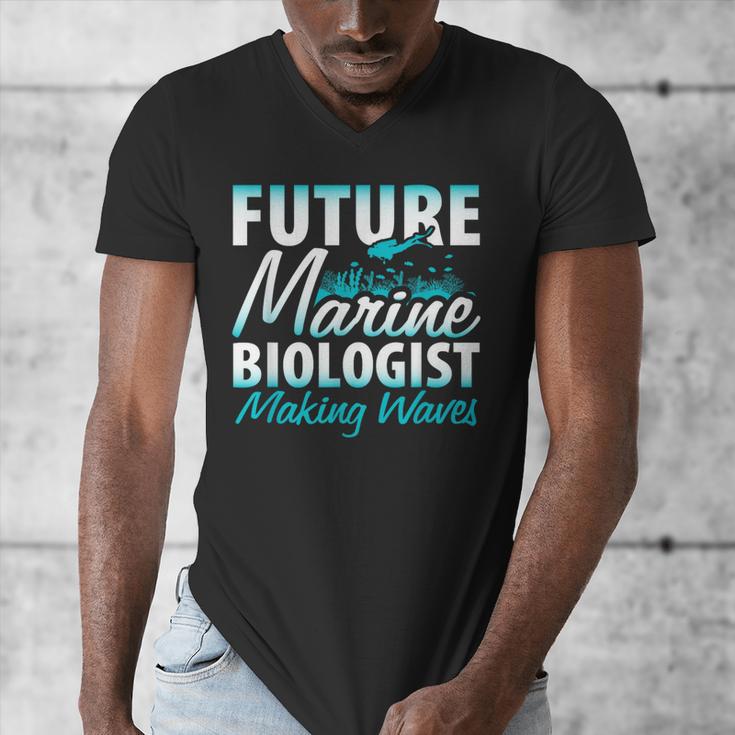 FUTURE MARINE BIOLOGIST MAKING WAVES Graduation T-Shirt Men's V-Neck T-Shirt