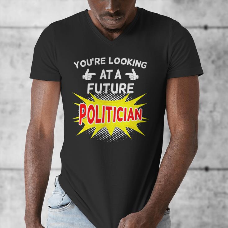 Future Politician Graduation For Kids And Graduates T-Shirt Men's V-Neck T-Shirt