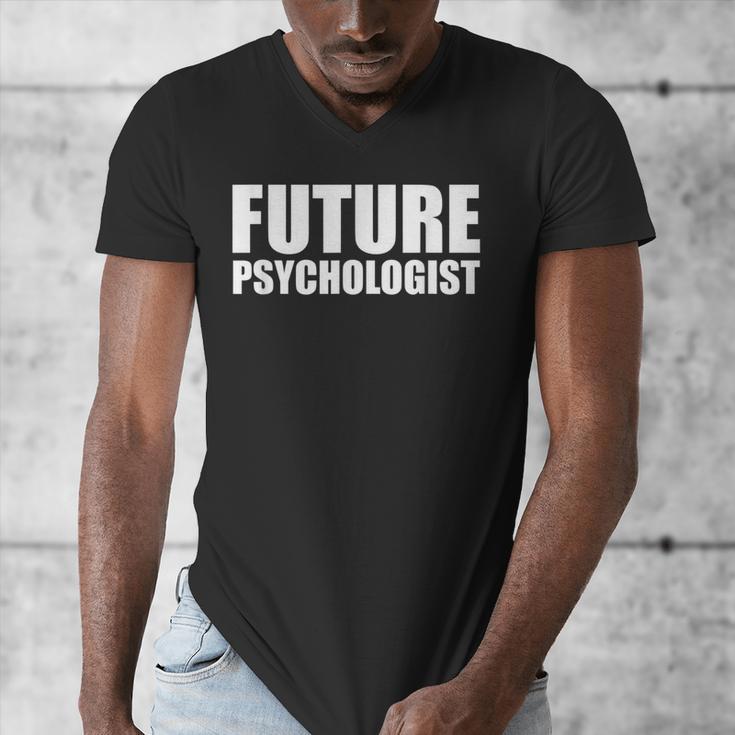 Future Psychologist Graduate Graduation Psychology Student Men's V-Neck T-Shirt