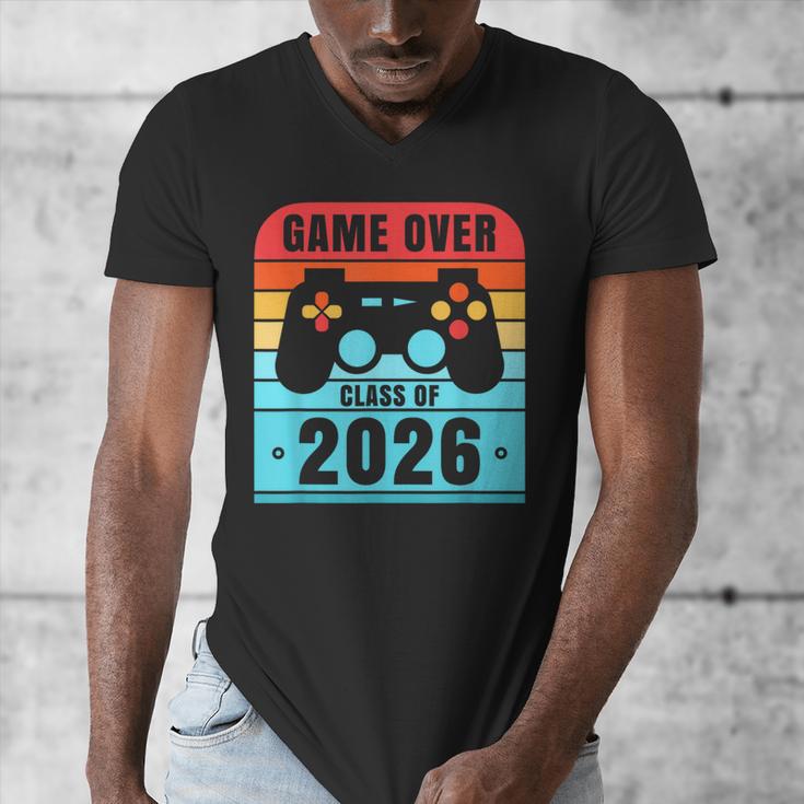 Game Over Class Of 2026 Shirt Students Graduation Men's V-Neck T-Shirt