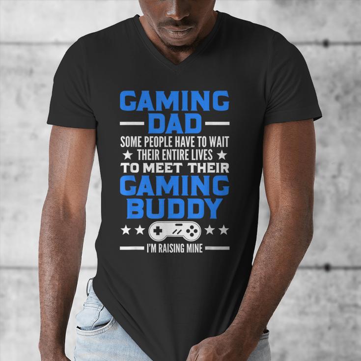 Gamer Video Games Gaming Dad Gaming Men's V-Neck T-Shirt Gamer Video Games Gaming Dad Gaming Men's V-Neck T-Shirt