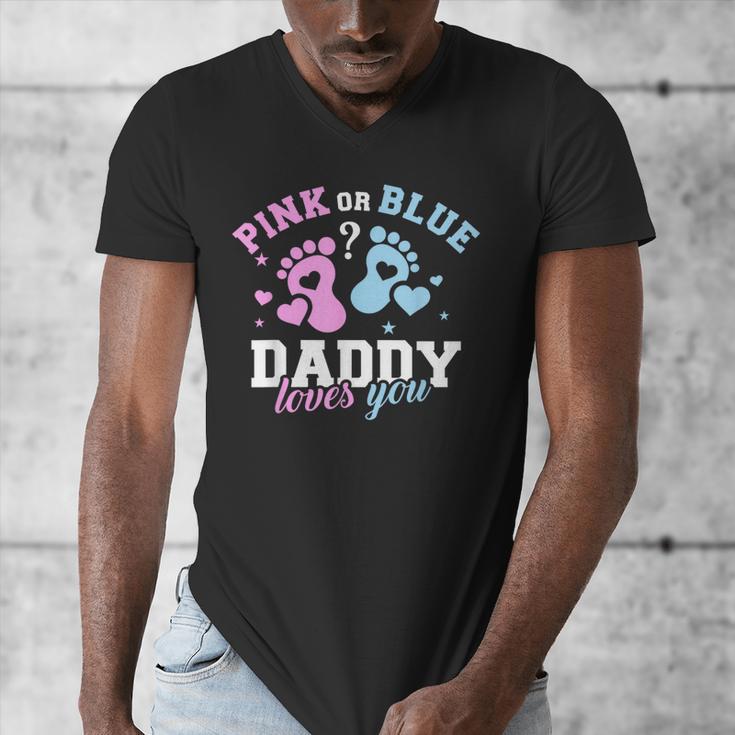 Gender Reveal Daddy Dad Men's V-Neck T-Shirt