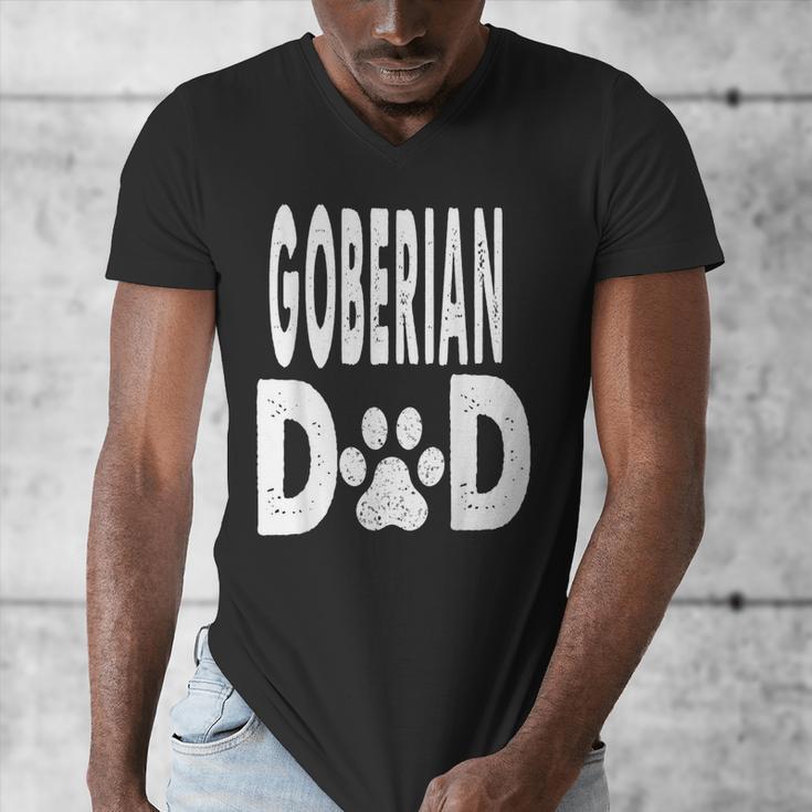 Goberian DAD Dog Owner Men Women Men's V-Neck T-Shirt