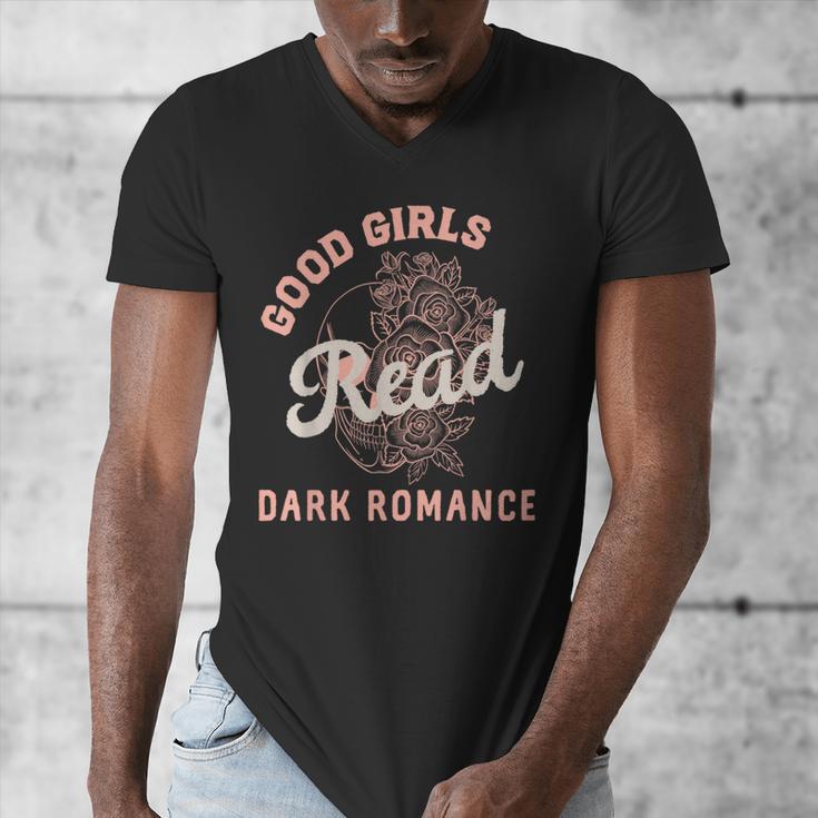 Good Girls Read Dark Romance Shirt Women Spicy Book Lovers Men's V-Neck T-Shirt
