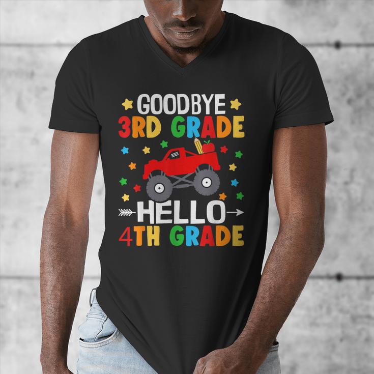 Goodbye 3rd Grade Hello 4th Grade Graduation 2024 Men's V-Neck T-Shirt
