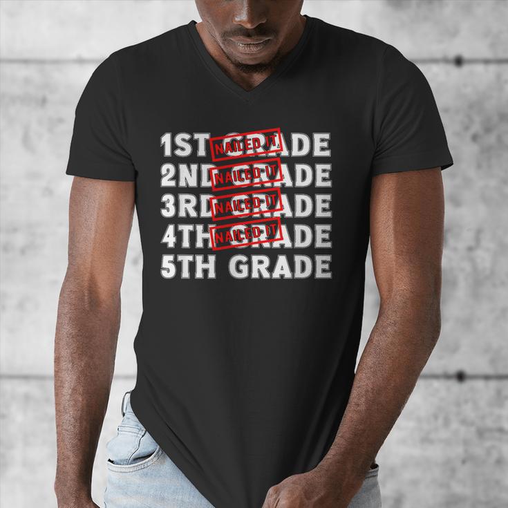 Goodbye 4th Grade Graduation Last Day School Hello 5th Grade Men's V-Neck T-Shirt