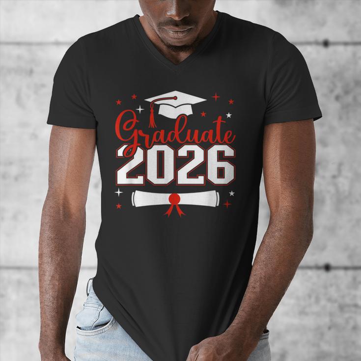 Graduate 2026 For Class Of 2026 Graduation Men's V-Neck T-Shirt