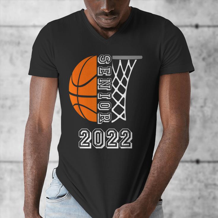 Graduate Senior Class 2022 Graduation Basketball Player Men's V-Neck T-Shirt