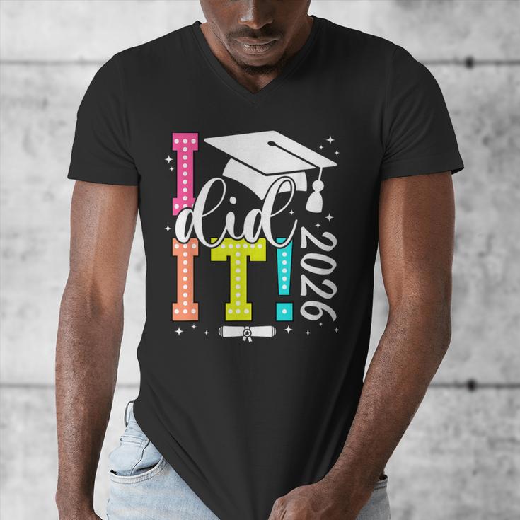 I Did It Graduation 2026 Graduate Class Of 2025 Senior 26 Men's V-Neck T-Shirt