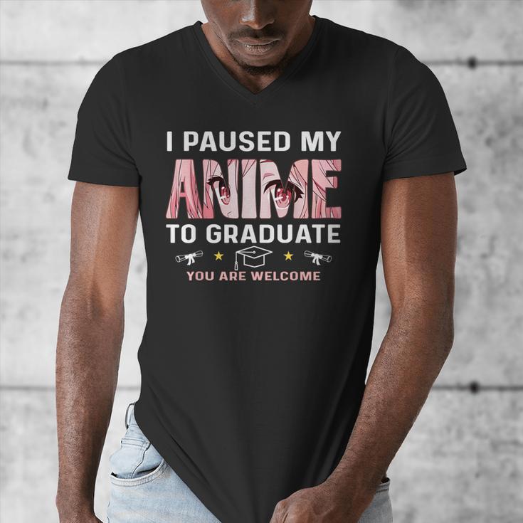 Graduation 5th 6th 8th Grade Class 2023 Anime Graduate Girls Men's V-Neck T-Shirt