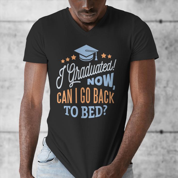 GRADUATION CLASS 2019 Now Back To Bed Senior Graduate Men's V-Neck T-Shirt