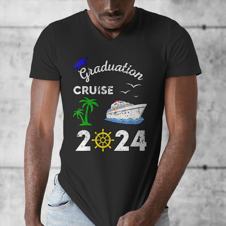 Graduation Cruise 2024 Ship Boat Vacation Summer Vacation Men Women Kids Men's V-Neck T-Shirt