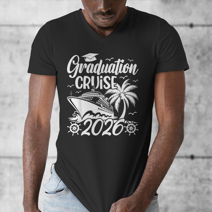 Graduation Cruise Trip 2026 Vacation Graduate Cruising Men's V-Neck T-Shirt