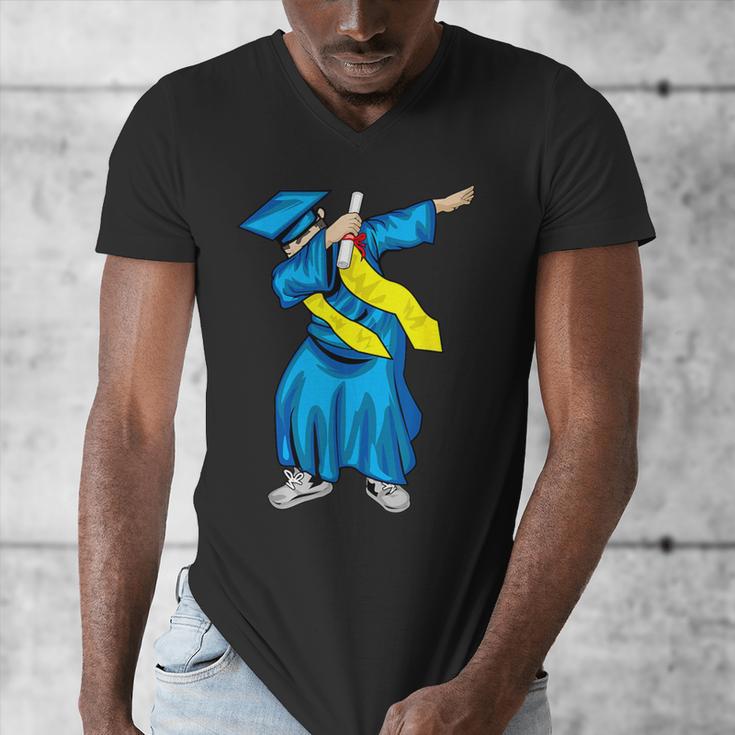 Graduation Dabbing 2018 Graduate Men's V-Neck T-Shirt