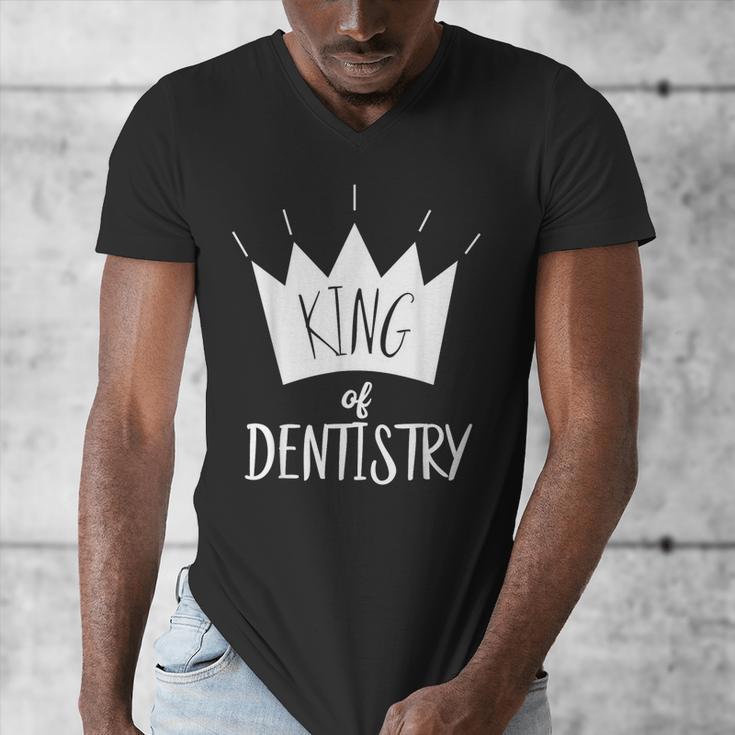 Graduation King Of Dentistry Dentist Or Hygienist Men's V-Neck T-Shirt