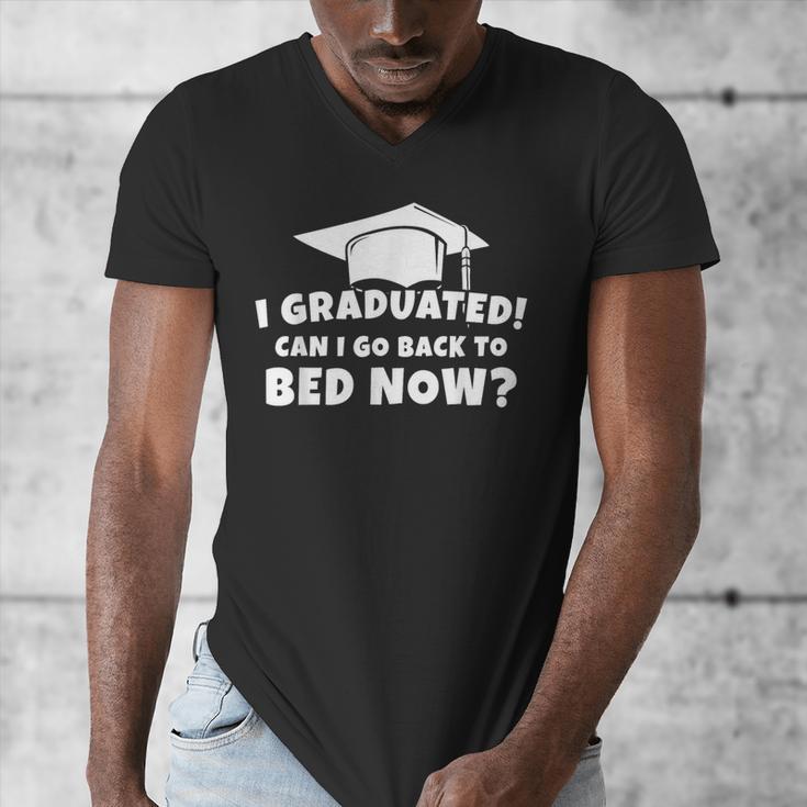 Graduation Motivation Joke University High School Student Men's V-Neck T-Shirt