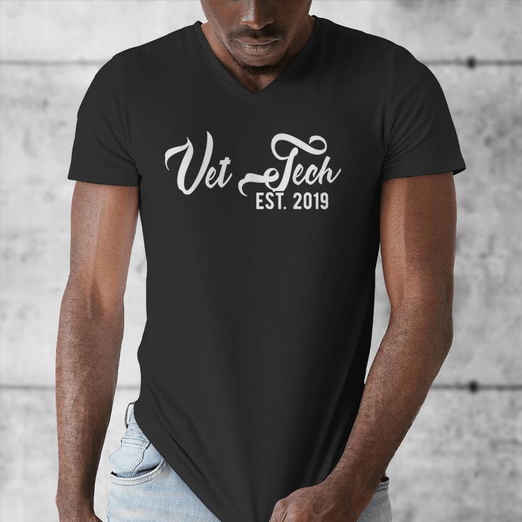 Graduation For New Vet Techs Established 2019 Men's V-Neck T-Shirt