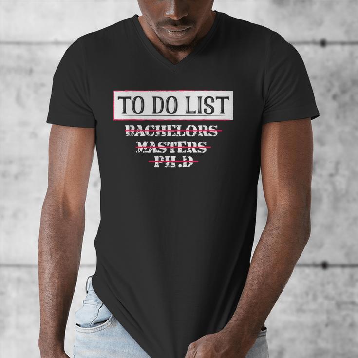 Graduation PhD Tee Bachelors Tee Masters Degree Shirts Men's V-Neck T-Shirt