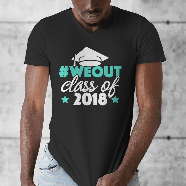 Graduation Shirt We Out Class Of 2018 Graduation Tee Men's V-Neck T-Shirt