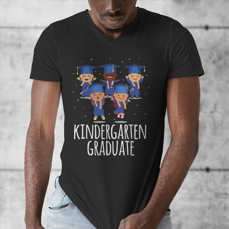 Graduation Shirt Kindergarten Graduate Tshirt Men's V-Neck T-Shirt