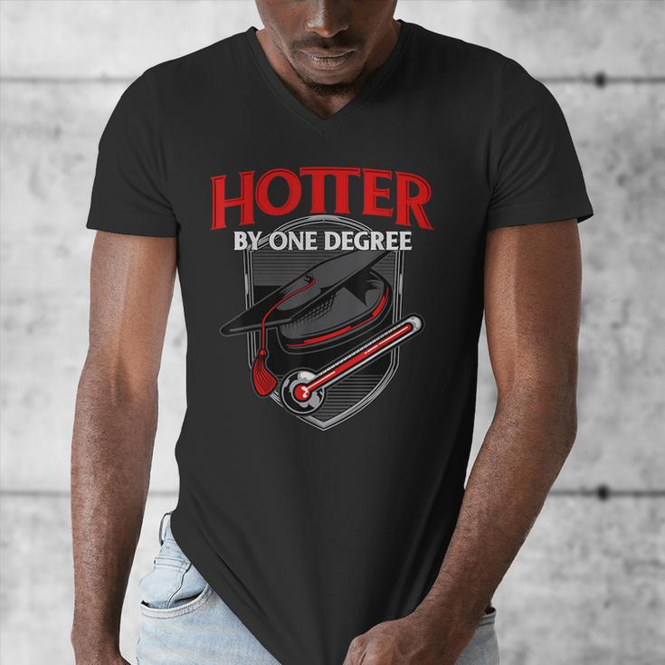 GraduationShirt Hotter By One Degree Men's V-Neck T-Shirt