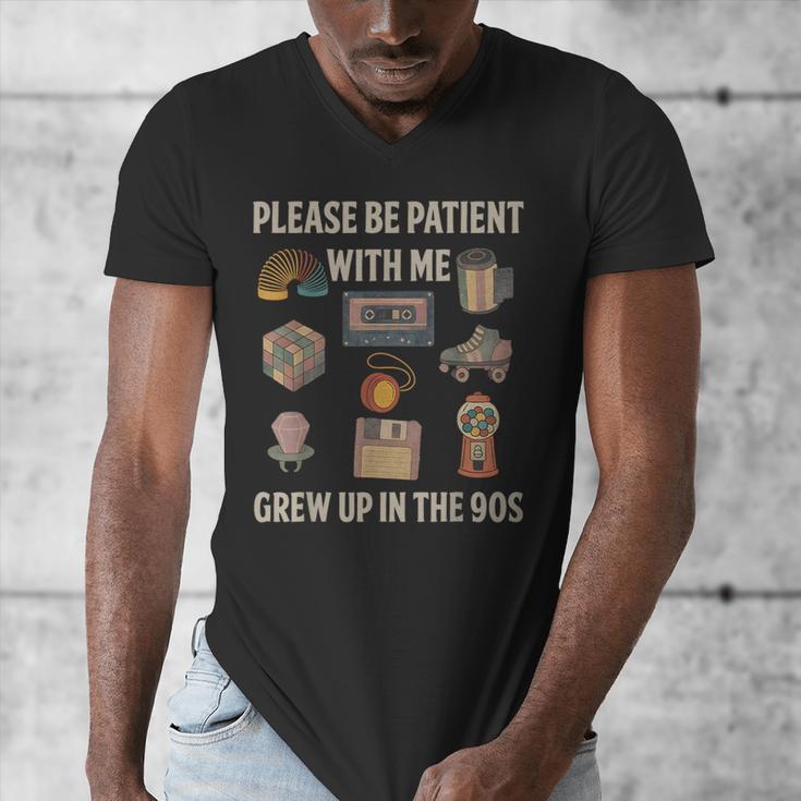 Grew Up In The 90s Retro Nostalgia Men's V-Neck T-Shirt