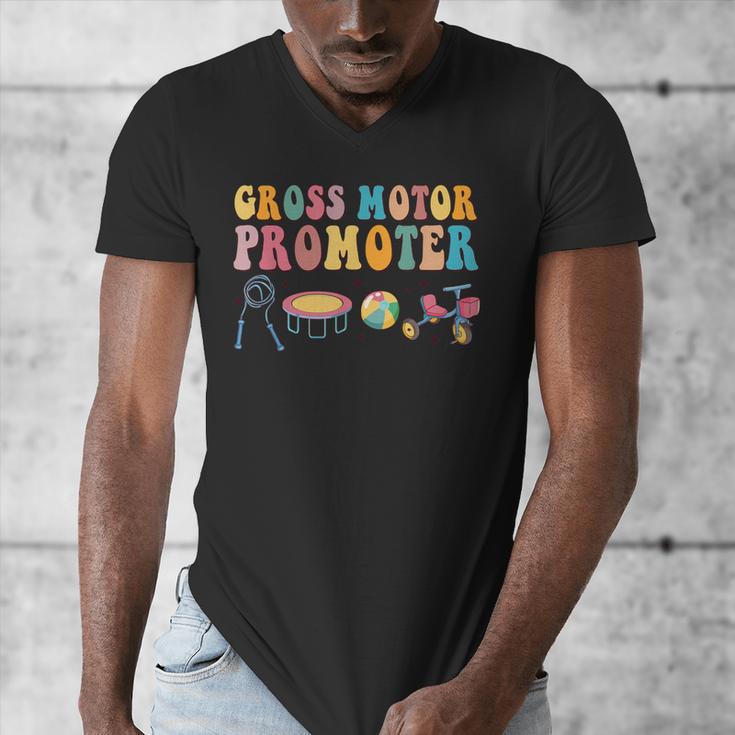 Gross Motor Promoter Physical Therapist Graduation Men's V-Neck T-Shirt
