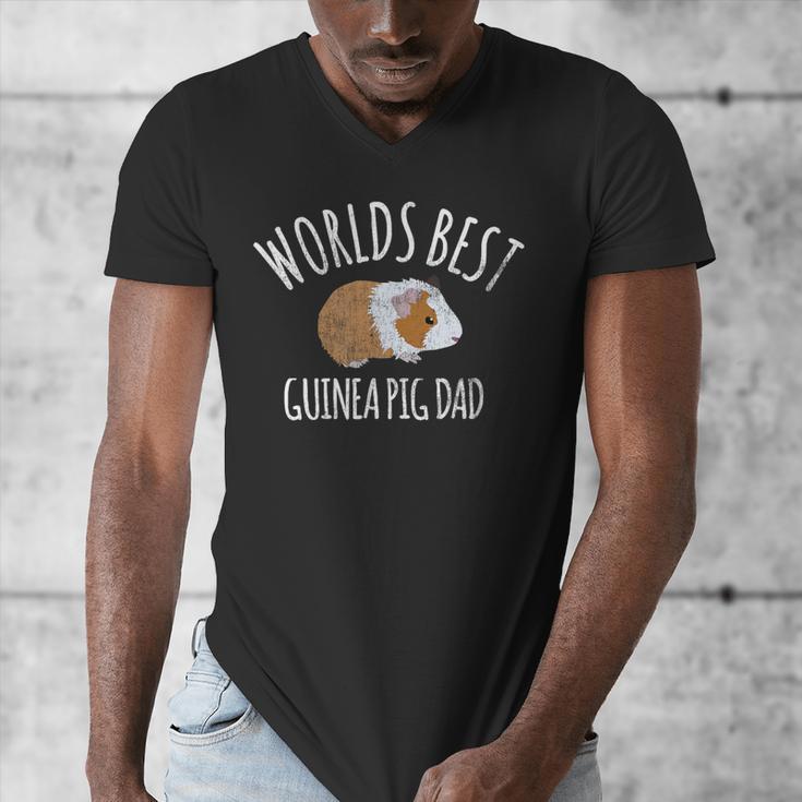 Guinea Pig Apparel Men Boys Worlds Best Guinea Pig Dad Gift Men's V-Neck T-Shirt