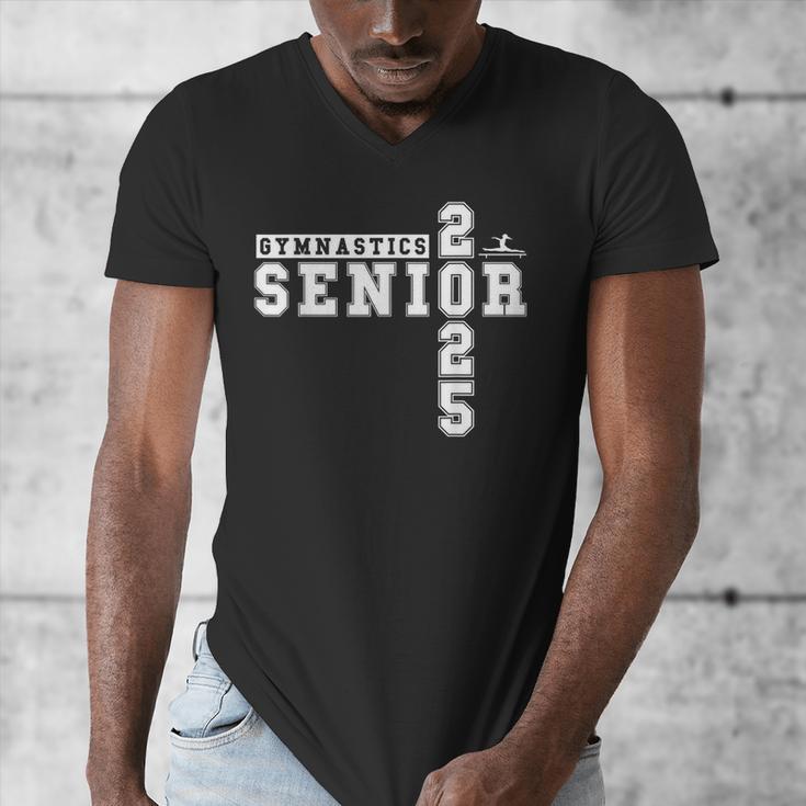 Gymnastics Senior Night Gymnastics Senior 2025 Graduation 2 Men's V-Neck T-Shirt