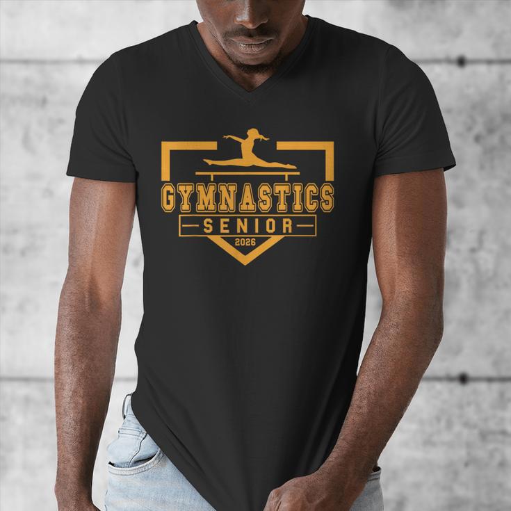 Gymnastics Senior Night Gymnastics Senior 2026 Graduation 14 Men's V-Neck T-Shirt