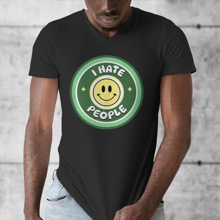 I Hate People Saying For Introverts Men's V-Neck T-Shirt