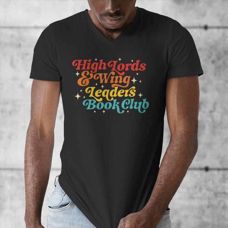 High Lords & Wing Leaders Book Club Book Club Men's V-Neck T-Shirt High Lords & Wing Leaders Book Club Book Club Men's V-Neck T-Shirt