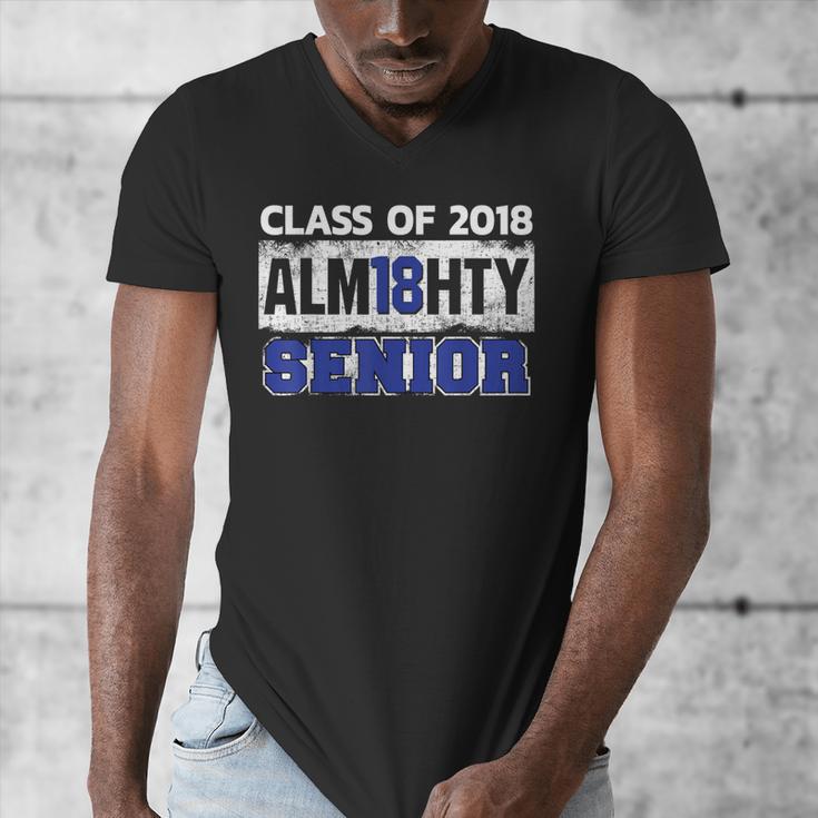 High School Graduation 2018 T-Shirt For Senior Alm18hty Men's V-Neck T-Shirt