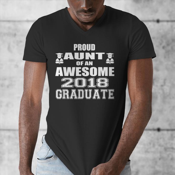High School GraduationShirt College Graduation Aunt Men's V-Neck T-Shirt