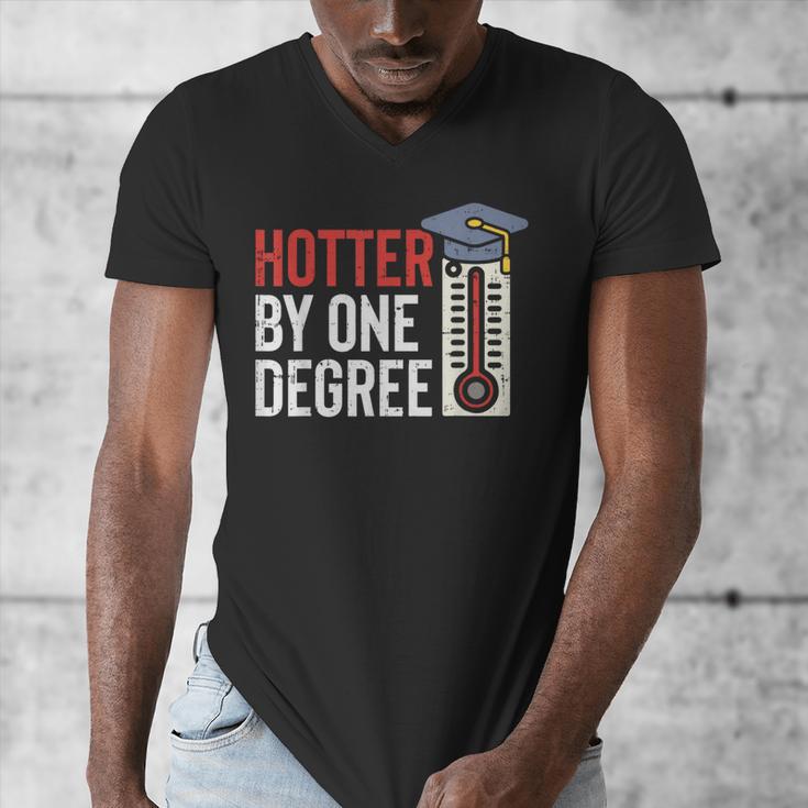 Hotter By One Degree Phd MBA College Graduation Men's V-Neck T-Shirt