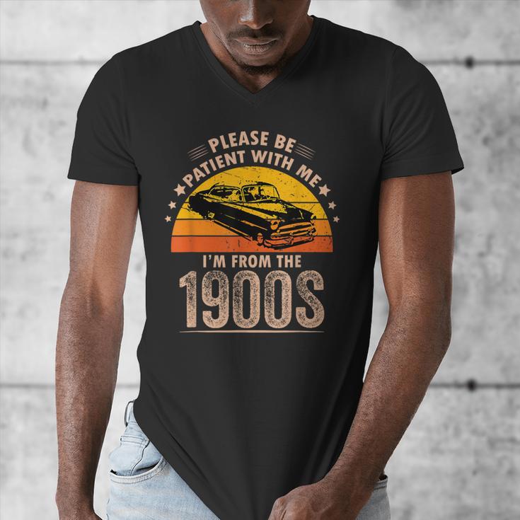 Humorous Saying Please Be Patient With Me I'm From The 1900s Men's V-Neck T-Shirt